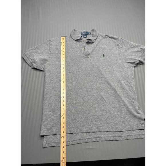Polo Ralph Lauren Other - Polo Ralph Lauren Men XXL Heather Grey Short Sleeve Pony Logo Polo Shirt